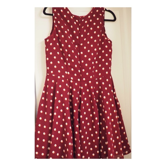 Fit and flare polka dot dress - Picture 2 of 3